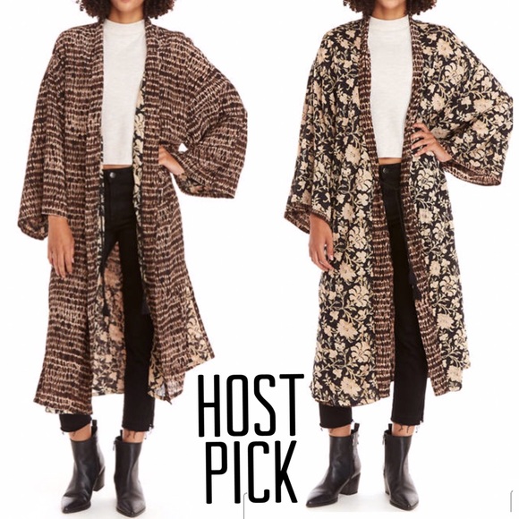 Free People Tops - Free People Rumi Reversible Kimono